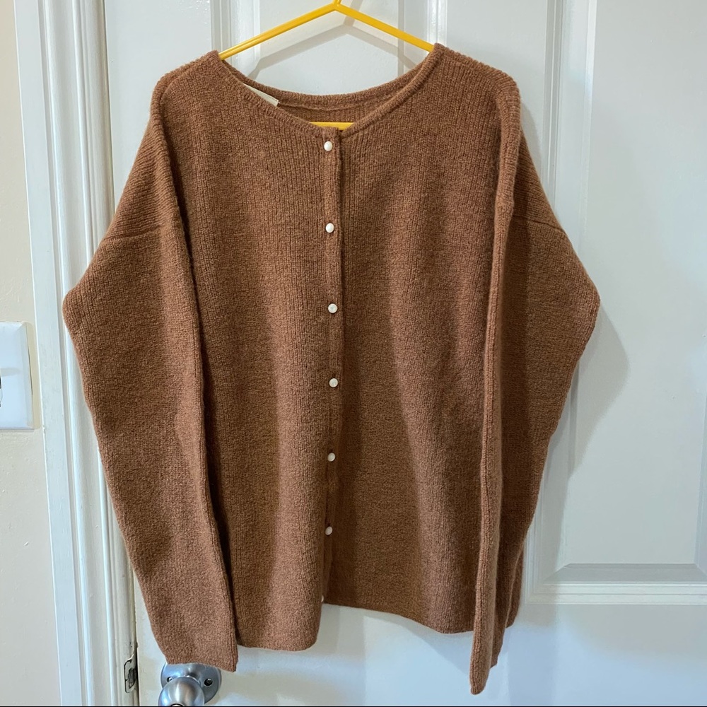 LIKE NEW Sezane Camel Gaspard Jumper Sweater XS - Picture 5 of 7